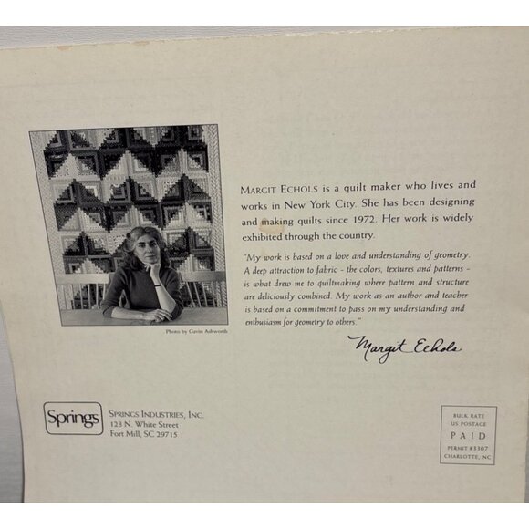 Springmaid Fabrics Pansy Passion Quilt Pattern By Margit Echols - Picture 2 of 3